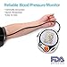 LotFancy Blood Pressure Monitor, Automatic Digital Upper Arm BP Cuff, Alarm Function, Accurate Portable for Home Use (9 - 13 Inches)