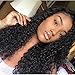 VGTE Hair Brazilian Virgin Human Hair Lace Front Wigs Glueless Short Bob Curly Human Hair Wigs with Baby Hair for Black Women Natural Color Wigs (12inch)