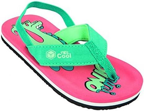 Cool Shoe Flip Flop Kids Mini Dino Coral