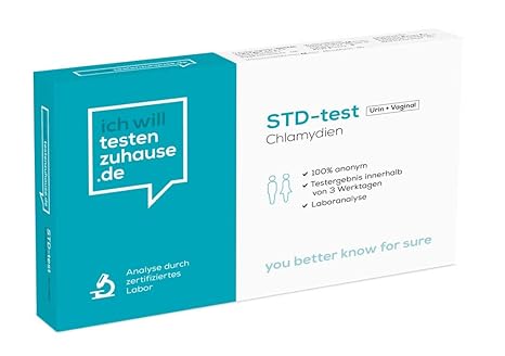 STD test Chlamydien. Selbsttest fur abnahme zu Hause. Labor Analyse deshalb hohe qualität. 100% anonym