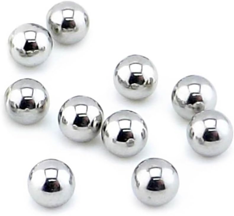 Gemini body jewellery 10 x Surgical Steel Balls 16G 1.2mm x 3mm Will fit 1.2mm Bars LABRET | Tragus