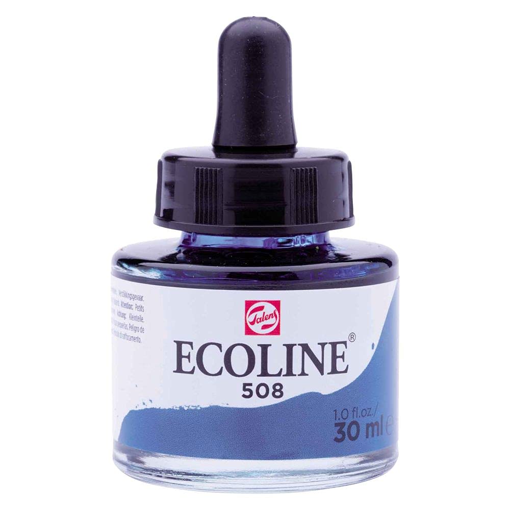Talens Ecoline Liquid Watercolour Prussian Blue 30 ml