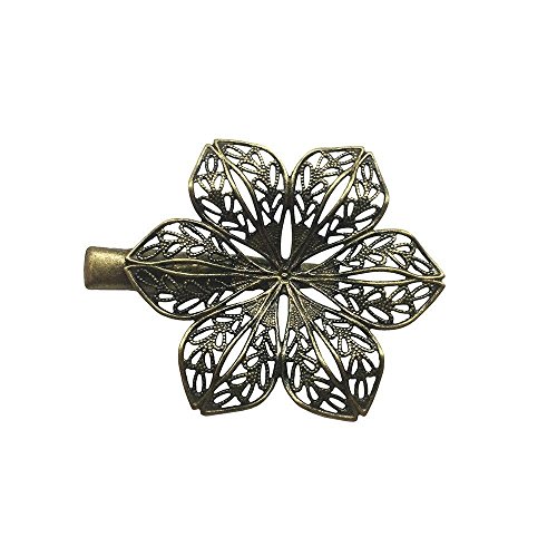 6PCS Assorted Vintage Hair Clips Pins Butterfly Dragonfly Flower Feather