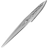 Chroma P09HM 3 1/4" Paring Knife Hammered Finish Kitcen Cutlery, Multicolor