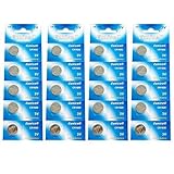 Eunicell CR1620 5009LC Lithium Blister Pack 3V 3 Volt Coin Cell Batteries (20 pcs)