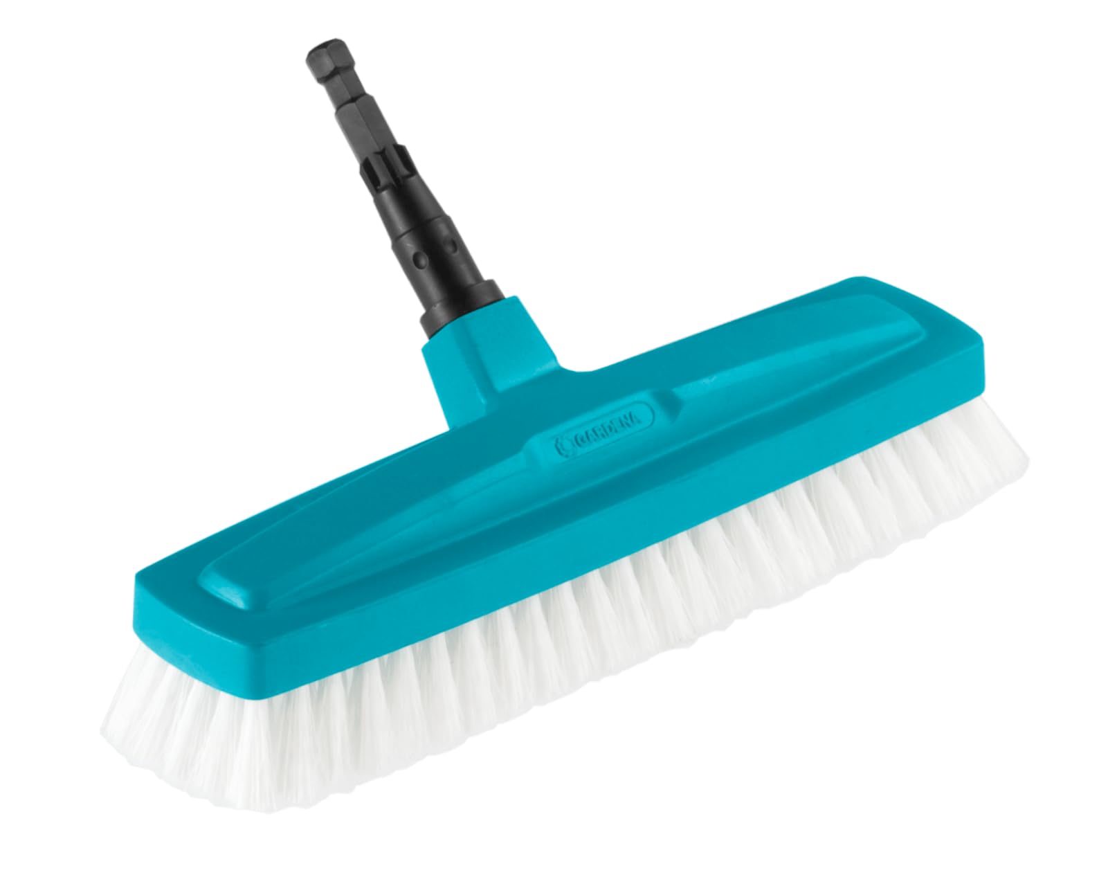 Gardena combisystem scrubbing brush: Optimal tool for cleaning in the house, 30 cm working width, highly elastic polypropylene cutlery, furniture-friendly through rounded edges (3639-20)