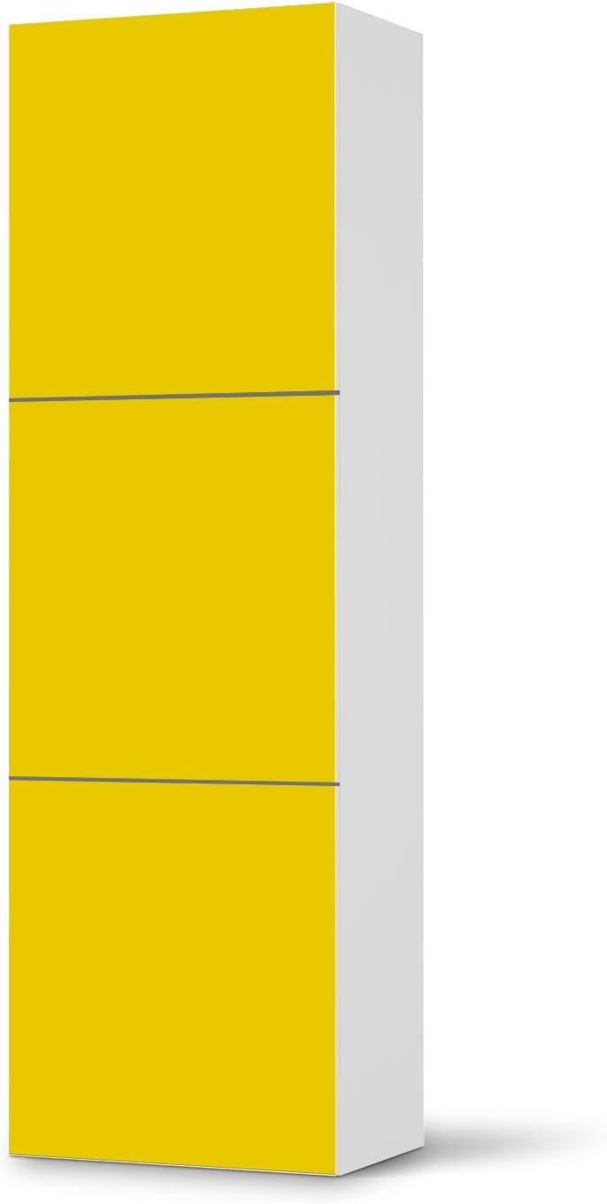Creatisto Ikea Besta Cabinet Square 4 A Door Furniture Self Adhesive Film Design Yellow 1 Colours Quality Solvent Free Vinyl Gelb 1 Besta Regal Hochkant 3 Turen Amazon Co Uk Kitchen Home