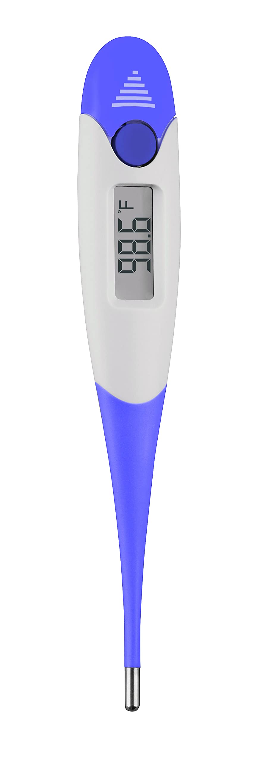 Veridian Digital Thermometer | 9-Second Readout | F C Temperature Modes| Flexible Tip | Hygienic Water-Resistant Easy Cleaning | Storage Case + Instructions Included