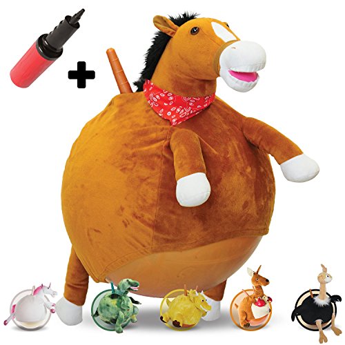 WALIKI TOYS Mr Jones Small Plush Horse Hop Ball Hopper (Ages 35