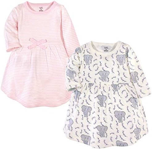 Girls, Toddler, Baby and Womens Organic Cotton Short-Sleeve and Long-Sleeve Dresses