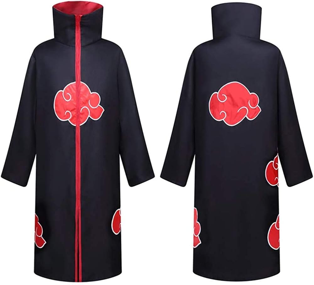 Bellebuy Naruto Akatsuki Uchiha Sasuke Cosplay Costume Robe