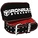 Weight Lifting Belt - 6-inch Padded Leather Weight Belt - Heavy Duty And Comfortable Back Support For Heavy Weightlifting and Fitness