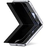 Diacube [2 Pack For Samsung Galaxy Z Flip 4 Privacy Anti-Spy Screen Protector, 2 pcs Inside Premium Flexible EPU Hybrid Film, Self-Healing, Case Friendly, Easy Installation with Alignment Tool