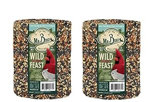 2-Pack of Mr. Bird Wild Bird Feast Birdseed Large Cylinder 4 lbs.