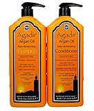 Agadir Argan Oil Daily Shampoo and Conditioner Liter Combo Set 33.8 oz
