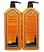 Agadir Argan Oil Daily Shampoo and Conditioner Liter Combo Set 33.8 oz