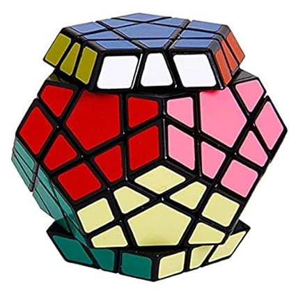 IndusBay Stickerless Megaminx Rubix Cube 12-Axis Pentagon Speed Cube Rubics Cube Puzzle Toy