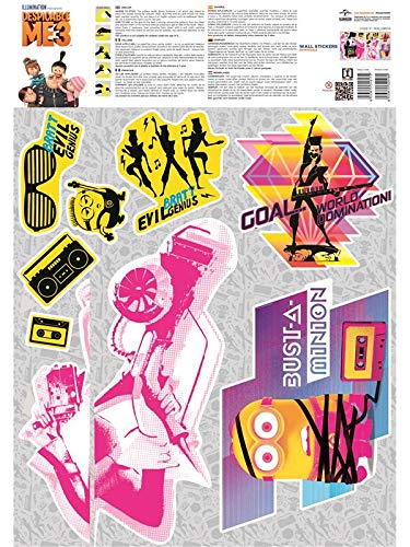 Imagicom Arredo-Stickers, Multicolor, 67x47x0.2