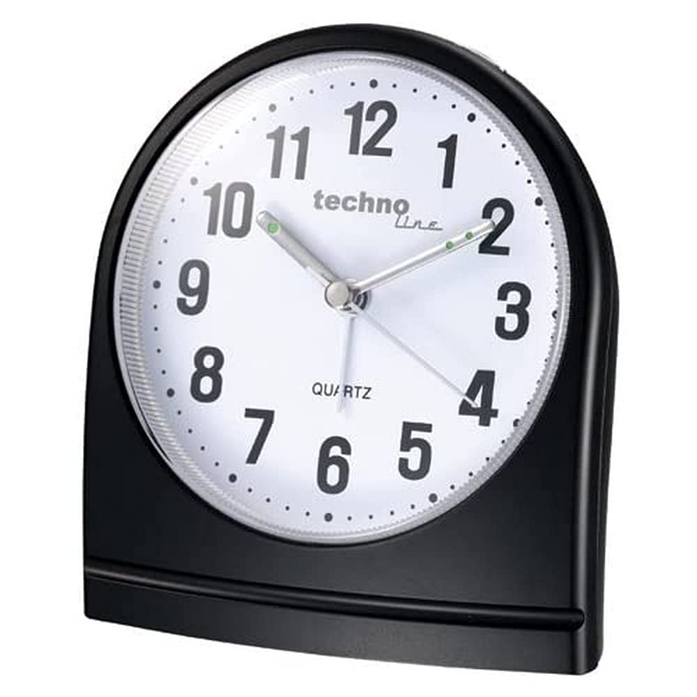 techno line Geneva "SL" Quartz Clock, Black