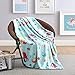 GoodGram Ultra Soft & Plush Fluffy Mermaid Princess & Sea Life Fleece Throw Blanket Cover - Throw Size