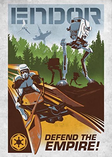 Official Displate Star Wars Defend The Empire Poster - Large