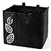 Bekith 9 Pack Reusable Grocery Bags, Large Heavy Duty Collapsible Shopping Bags, Grocery Tote Bags with Reinforced Handles For Shopping Groceries Clothes Vegetables Fruits, Black