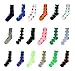Spring Fever 5 Pair Marijuana Weed Leaf Printed Cotton High Socks (Mix Color)
