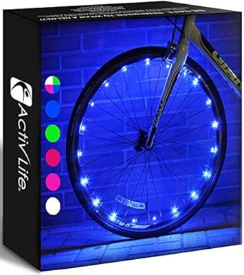 Activ Life Bike Wheel Lights 1 Tire Blue Presenter Till Julstrumpor Fodelsedagspresenter Bast For Coola Pojkar 5 6 7 8 9 10 Ar Toppman Unika 2020 Ideer For Honom Pappa Bror Farbror Amazon Se