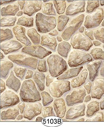 dollhouse stone wall