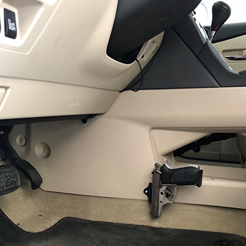 CoJo Magnetic Gun Mount, Concealed Holster for Vehicle, Rifle, Magazines, Pistol, Shotgun, Revolver - Gun Mount for Your Firearm in Home, Safe, Desk, Vehicle, Truck, Car