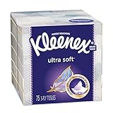 Kleenex Expressions Facial Tissues, 65 Tissues per Cube Box