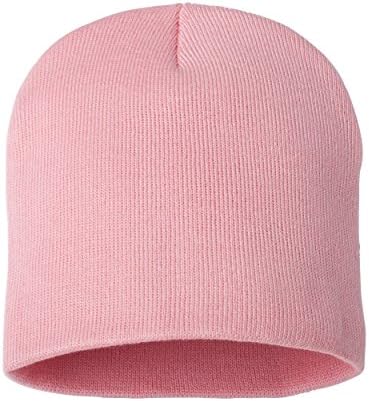Sportsman - 8 Inch Knit Beanie - SP08 - Pink - One Size