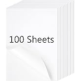 Full Sheet Address Labels for Laser/Inkjet Printers, White, 8.5 x 11 Inch, 1 Pack of 100 Labels