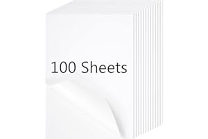 Full Sheet Address Labels for Laser/Inkjet Printers, White, 8.5 x 11 Inch, 1 Pack of 100 Labels
