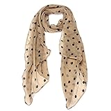 FEITONG@ New Women Long Wrap Shawl Polka Dot Chiffon Scarf Scarves Stole