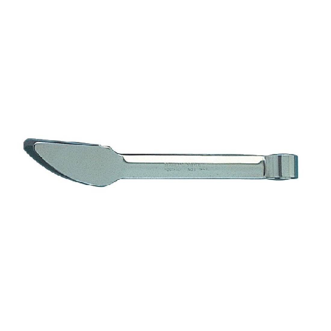 Vogue Hamburger Tongs 9" - Stainless Steel Turner Tong for Grilling, Cooking, Flipping L646