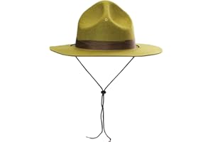 Funny Party Hats Ranger Hat - Brown Drill Sergeant Military Campaign Hat