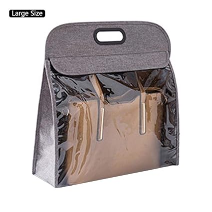 Chengstore Handbag Storage Bag Pouches Clear Purse Hanging