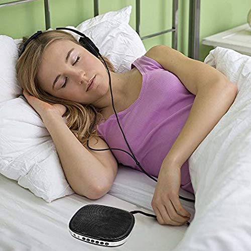 Sleep White Noise Machine, 20 Soothing Sounds, Sleep Aid Machine with Earphone Jack & 3 Timer Setting, Sound Therapy for Adult Baby Home Office Travel, USB Plug or Rechargeable Battery Powered