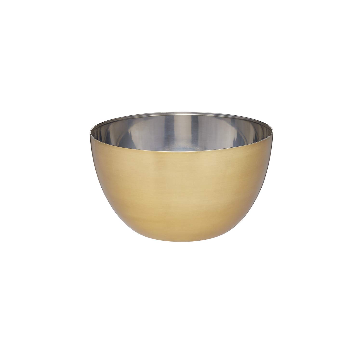MasterClass Salad / Fruit Bowl, Stainless Steel, Brass Effect, 24 cm
