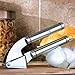 Simple Chef Stainless Steel Garlic Press & Silicone Peeler Set – Easy to Use & Easy to Clean – Perfect for Mincing, Crushing, Pressing & Peeling