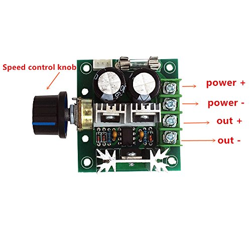 12V -40V 8A PWM DC motor governor DC motor governor Motor controller variable speed governor, variable speed switch pulse width modulator with speed control knob with reverse polarity protection