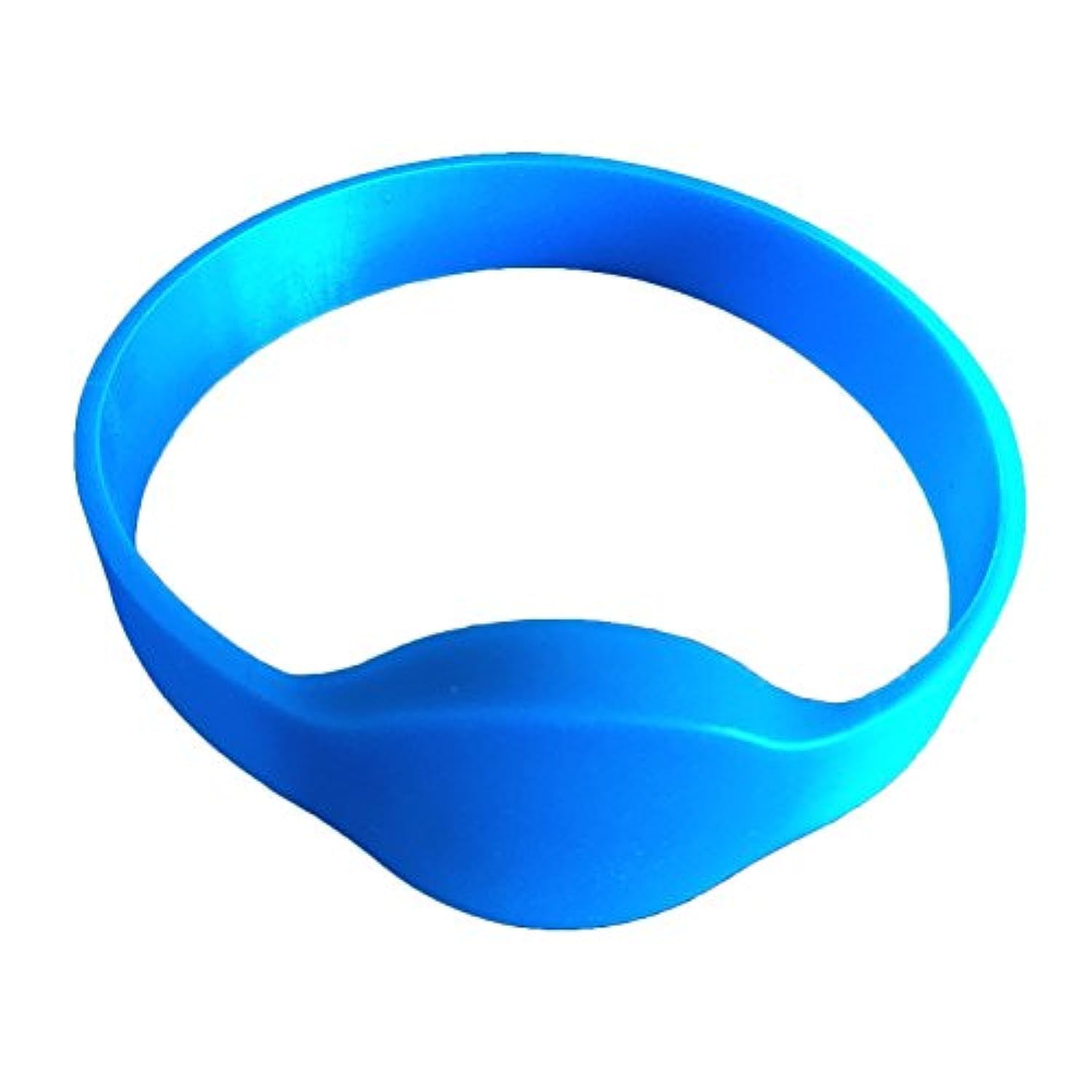 rfid wristband 125KHZ EM4100 Read only 60mm diameter for Adult size pack of 5 (blue) — image 1