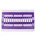 D&D Embroidery Floss Organizer, Plastic & Foam, Purple, 6.9 x 4.3 x 0.9 inches