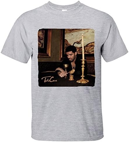 BMWW Men's Drake Take Care Album Logo T Shirt grey M