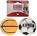 Kong - Sport Balls - Extra Bouncy, Tough Balls for Indoor/Outdoor Play - Large (2 Pack - Assorted)