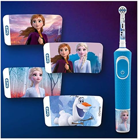 Oral-B Kids Rechargeable Electric Toothbrush, 1 x Toothbrush Handle with Disney Frozen 2 Characters, 1 x Travel Case, Ages 3+ - Image 3
