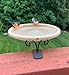 EHF Deck Mounted Songbird and Wild Bird Spa and Bath - with Beige Color Bowl - 1-Quat Water Capacity