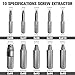 Damaged Screw Extractor, NASUM Bolt Extractor Kit 33 Pieces with Magnetic Extension Bit Holder, Socket Adapter for Broken Screw and Bolt Stripped