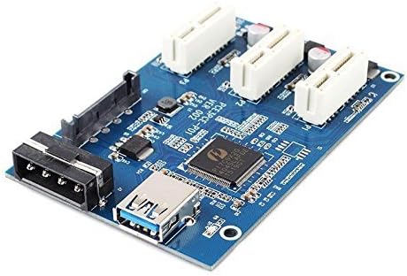 US OFTENBUY LIMITED PCI-E 1 TO 3PCI Express 1X to 3 Port 1X Switch Multiplier